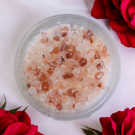 Foaming Bath Salt Pot - Pure Petals