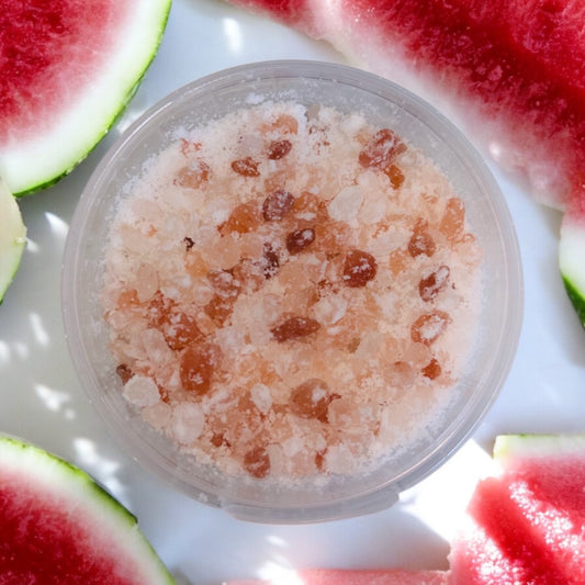 Foaming Bath Salt Pot - Watermelon Bliss