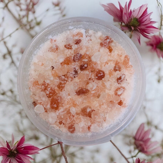 Foaming Bath Salt Pot - Just Blush